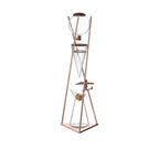 zeroHero Dingyuan Deluxe ice drip cold brew tower in frosted glass and brass