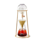 zeroHero Dingyuan Mini Ice Drip Cold Brew Tower, Rose Golden