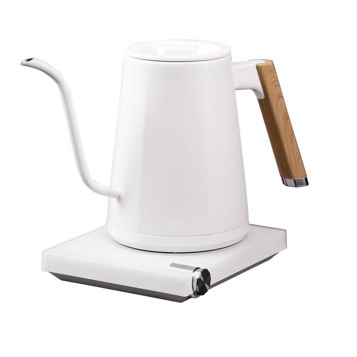 zeroHero Entry-lux Electric Gooseneck Kettle, White