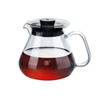 zeroHero Original Glass Coffee Server with lid and handle