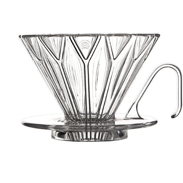 zeroHero Prisma PCTG Coffee Dripper, Clear