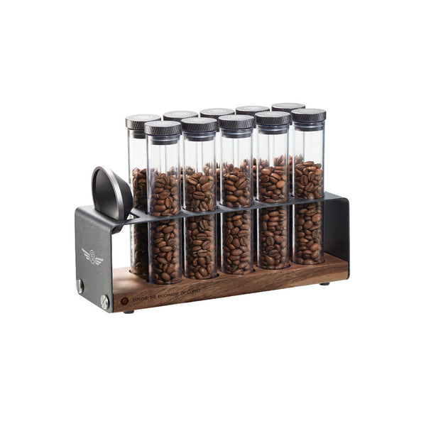 zeroHero Single Dose Bean Cellar, 10 Tubes with Stand, 10 tubes with stand