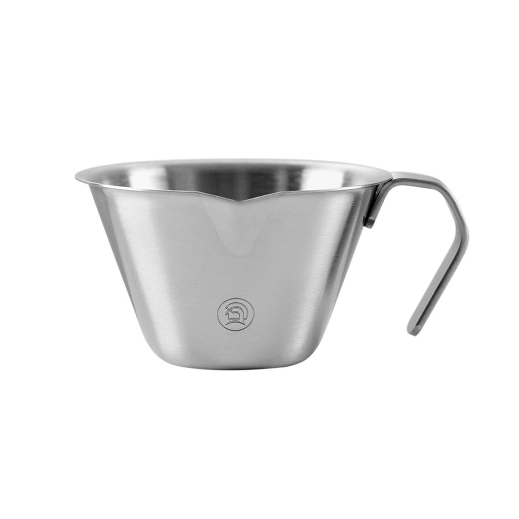zeroHero stainless steel espresso shot cup with measuring scale