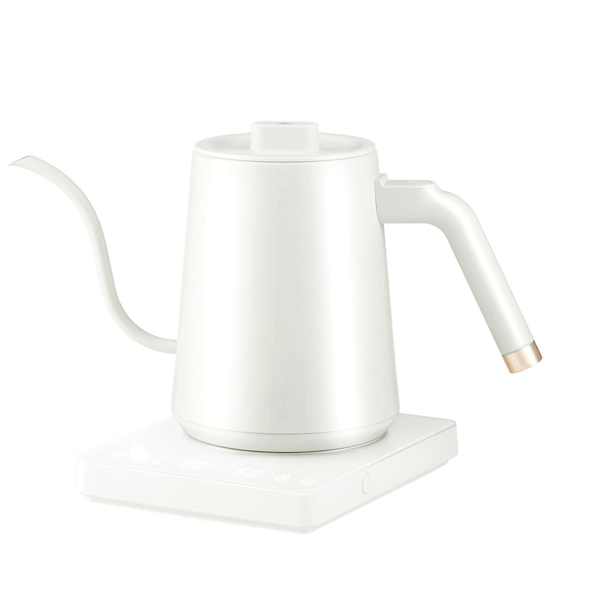 zeroHero WuMing Electric Gooseneck Kettle, White