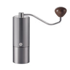 zeroHero Z3 hand grinder in grey, side view
