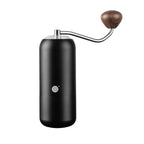 zeroHero Z7 hand grinder in black, side view